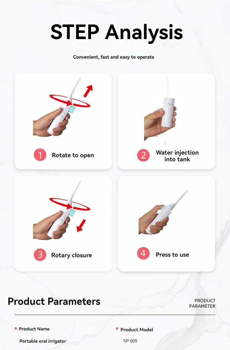myLEGENDBUY ;    Household High Pressure Oral Pressure Water Toothpick
